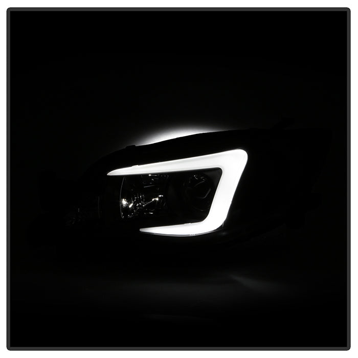 Spyder Subaru WRX 08-09 Projector Headlights - HID Model Only - Black PRO-YD-SWRX08-HID-LBDRL-BK 5083937