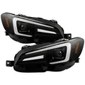 Spyder Subaru Impreza WRX 15-20 LED High-Power LED Headlights-Black PRO-YD-SWRX15LEDAP-SBSEQ-BK 5088109