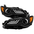 Spyder 15-17 Toyota Camry Projector Headlights - Black (PRO-YD-TCAM15-LB-BK) 5085382