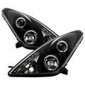 Spyder Toyota Celica 00-05 Projector Headlights LED Halo DRL Blk High H1 Low H1 PRO-YD-TCEL00-LED-BK 5011848