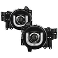 Spyder Toyota FJ Cruiser 07-14 Projector Halogen Model- 3D DRL LED Blk PRO-YD-TFJ07-3DDRL-BK 5075314