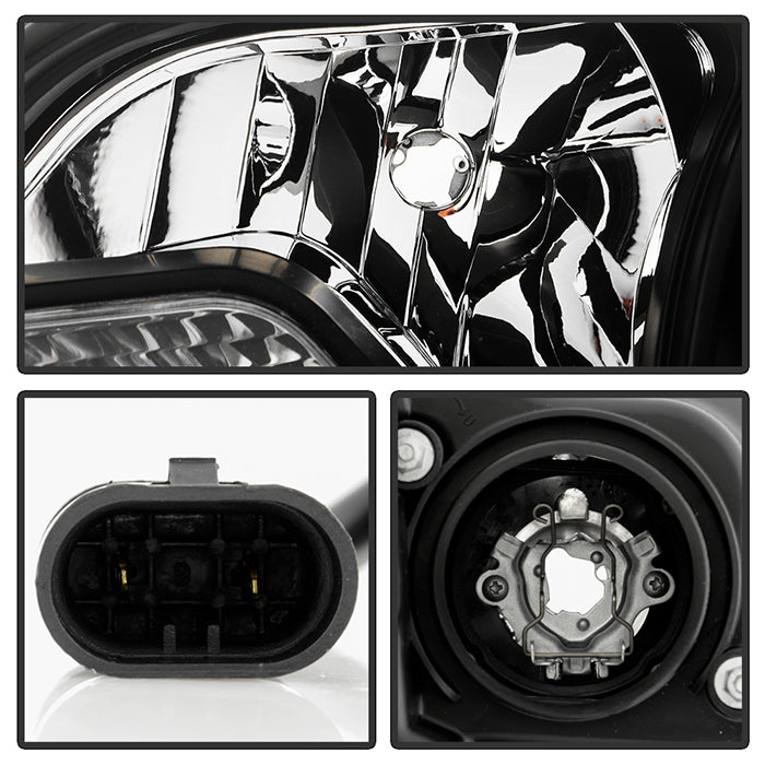 Spyder Toyota Sienna 2011-2014  Projector Headlights - DRL LED - Black PRO-YD-TSEN11-DRL-BK 5083982