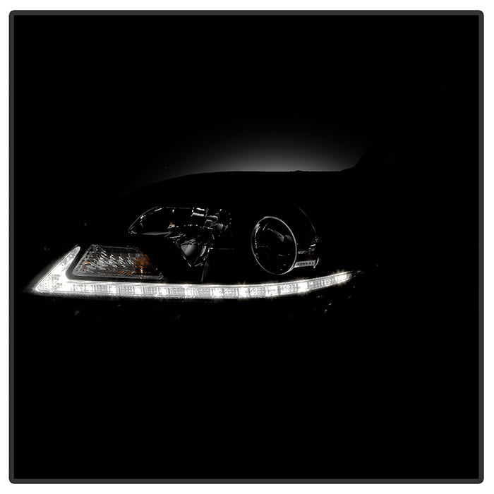 Spyder 2015-2017 Toyota Sienna Projector Headlights - DRL LED - Black PRO-YD-TSEN15-DRL-BK 5084002