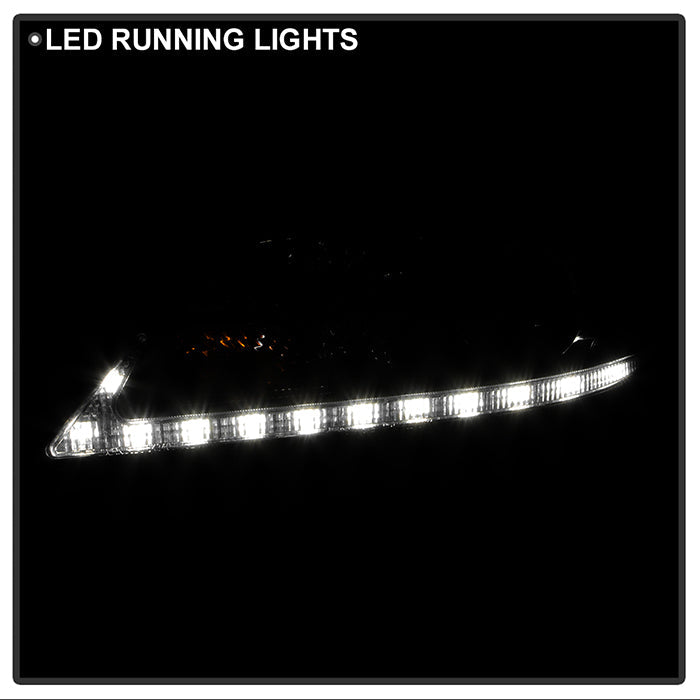 Spyder 2015-2017 Toyota Sienna Projector Headlights - DRL LED - Black PRO-YD-TSEN15-DRL-BK 5084002