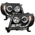 Spyder Toyota Tacoma 05-11 Projector Headlights LED Halo LED Black High H1 Low H1 PRO-YD-TT05-HL-BK 5011916