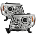 Spyder Toyota Tacoma 05-11 Projector Headlights LED Halo LED Chrome High H1 Low H1 PRO-YD-TT05-HL-C 5011923