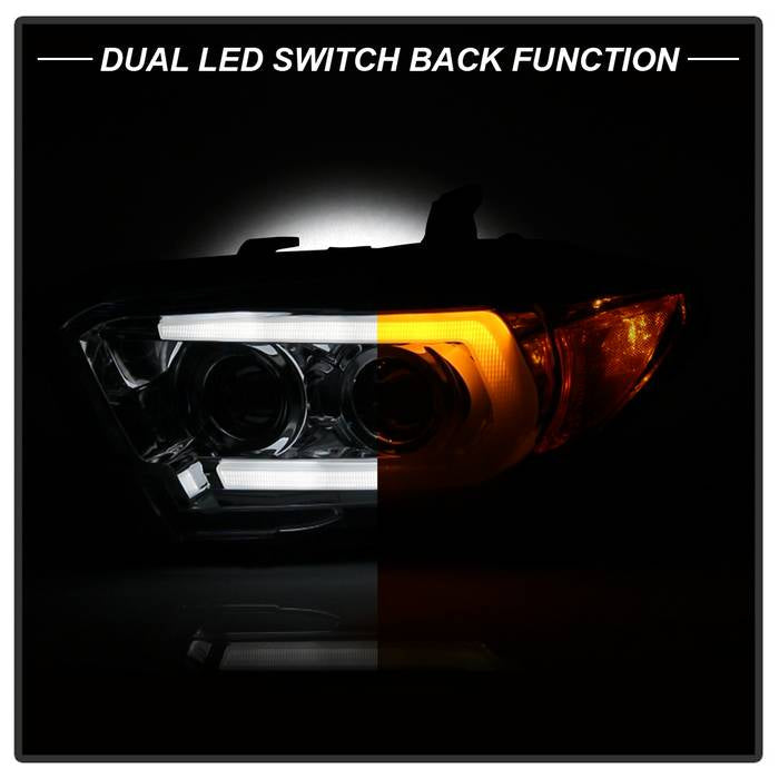 Spyder Signature Toyota Tacoma 16-18 (SR5 Model) Projector Headlights- Chrome (PRO-YD-TT16-LB-C) 5085825