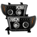 Spyder Toyota Tundra 07-133 Projector Headlights LED Halo LED Blk PRO-YD-TTU07-HL-BK 5012029