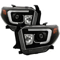 Spyder Toyota Tundra 2014-2016 Projector Headlights Light Bar DRL Black PRO-YD-TTU14-DRL-BK 5080158