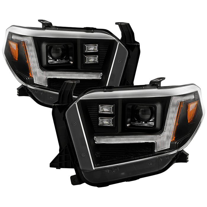 SPYDER Apex 14-21 Toyota Tundra High-Power LED Module Headlights - Black (PRO-YD-TTU14V2AP-SBSEQ-BK) 5088727