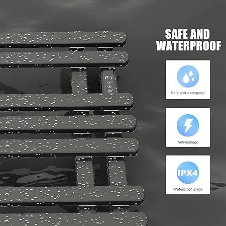 Improving Quality of Life Towel Warmers for Bathroom, Electric Heated Towel Rack, Wall Mounted Waterproof Towel Warmer Rack