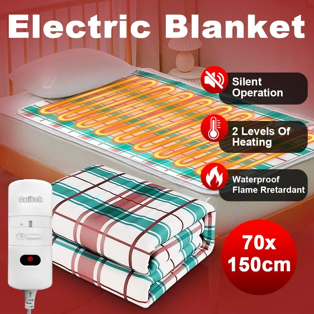 Electric Blanket Heated Mattress 220V/110V Thicker Heater Heated Blanket Electric Heating Blanket Winter Body Warmer EU/US Plug