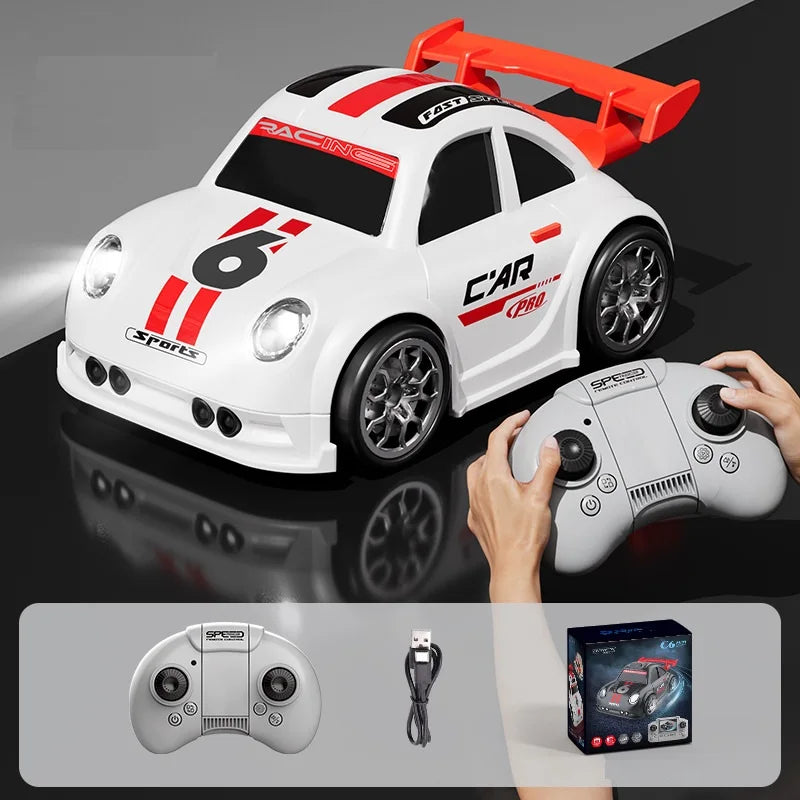Mini Smart C6 RC Drift Car with Auto Follow/Escape Dual Mode FPV HD Camera Remote Control Toy for Kids Boys Gift Racing Game
