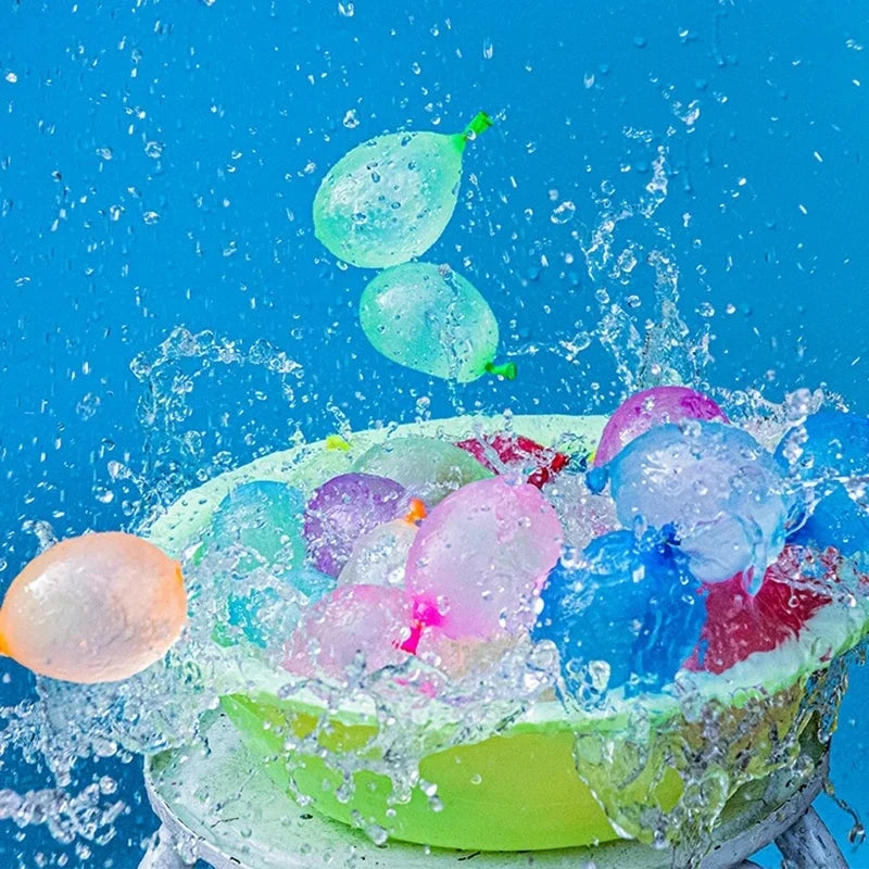 111Pcs Summer Water Bombs: Fast Fill Water Balloons for Pool Party, Outdoor Team Game, Beach Splash Toy, Festival Decor