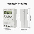 TNCE 30A Timer 220V, time control switch module, set to seconds, 32 groups of timer on and off light, for water pump timer