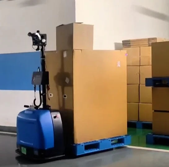 Aivison 1.5Ton Intelligent Pallet Stacker AGV AMR Autonomous Forklift Smart Delivery Robot for Automated Logistics