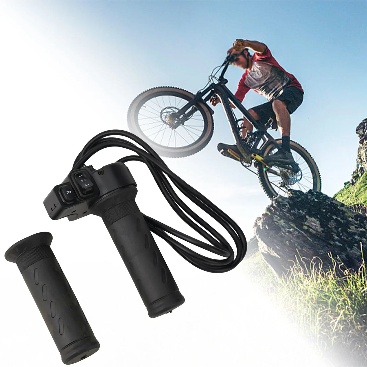 Electric Bike Speed Throttle Speed Throttle EBike Electric Bicycle Electric Scooter 24V 36V 48V 72V 3-speed 8PIN E-bike