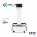 AGV Delivery Robot Low Height Frame Design Guided Delivery Vehicle Suitable For Transporting Low-Placed Pallets Inside Storage