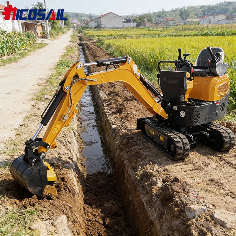 1.2 Ton Mini Excavator – Compact Crawler Digger for Landscaping & Farming