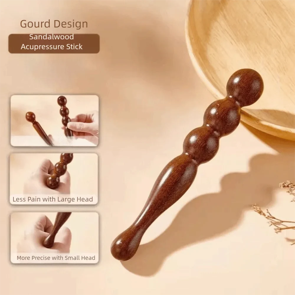 Acupuncture Stick Sandalwood Acupuncture Stick Massage Stick Foot Wood Massage Stick Face Massage Meridian Massage Stick