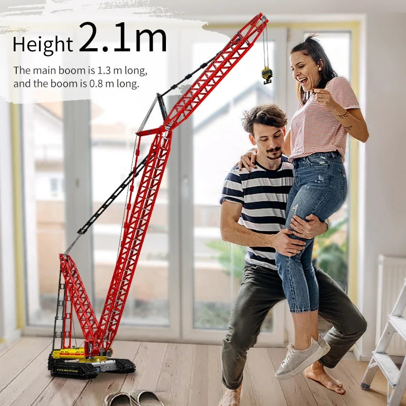 Mould King 17015 Technical Car Toys The RC Crawler Crane LR13000 Building Block Assembly Truck Brick Set Kids Christmas Gift