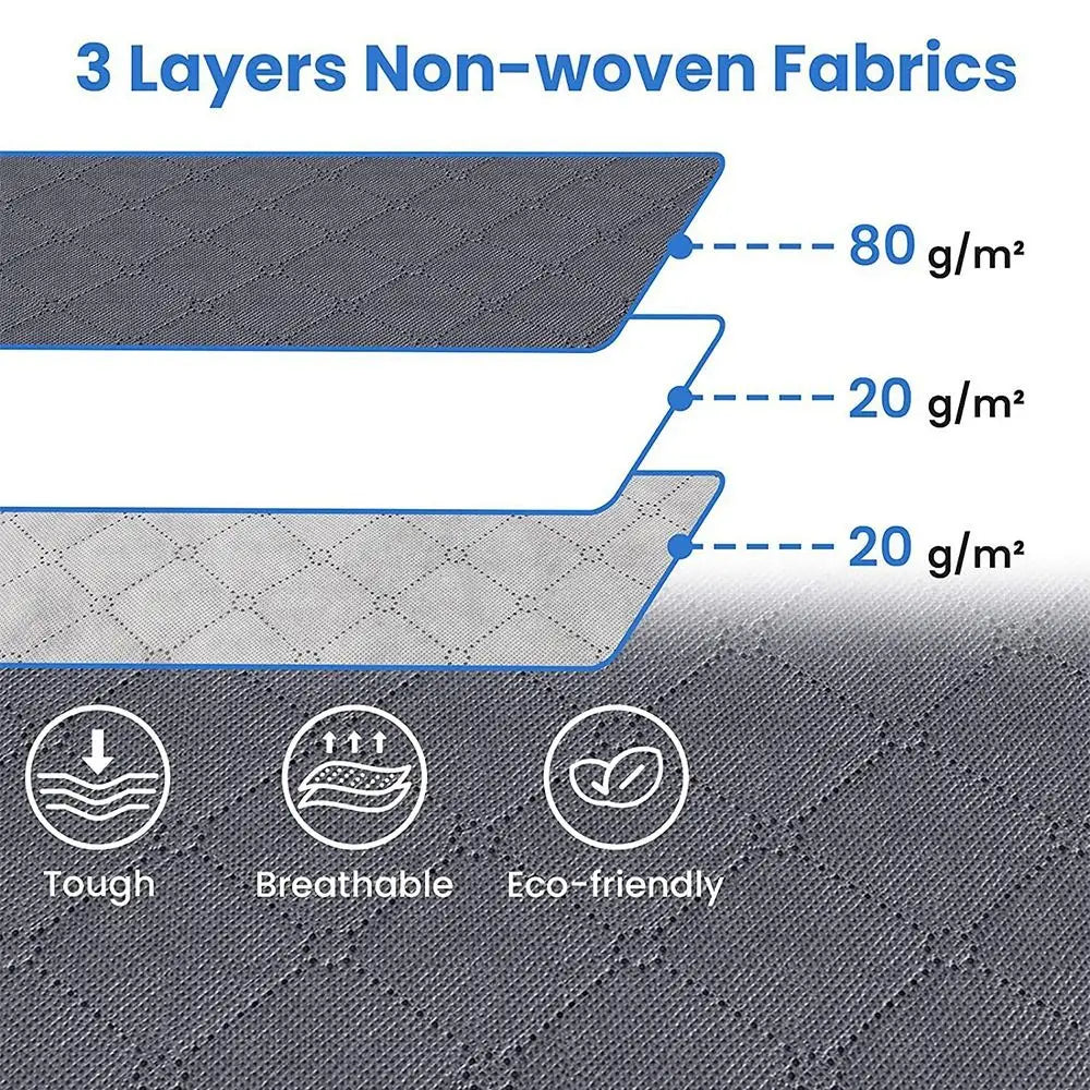 35L/60L/90L Foldable Storage Box Transparent Window Non-woven Fabric Clothes Storage Bins With Lids Dustproof