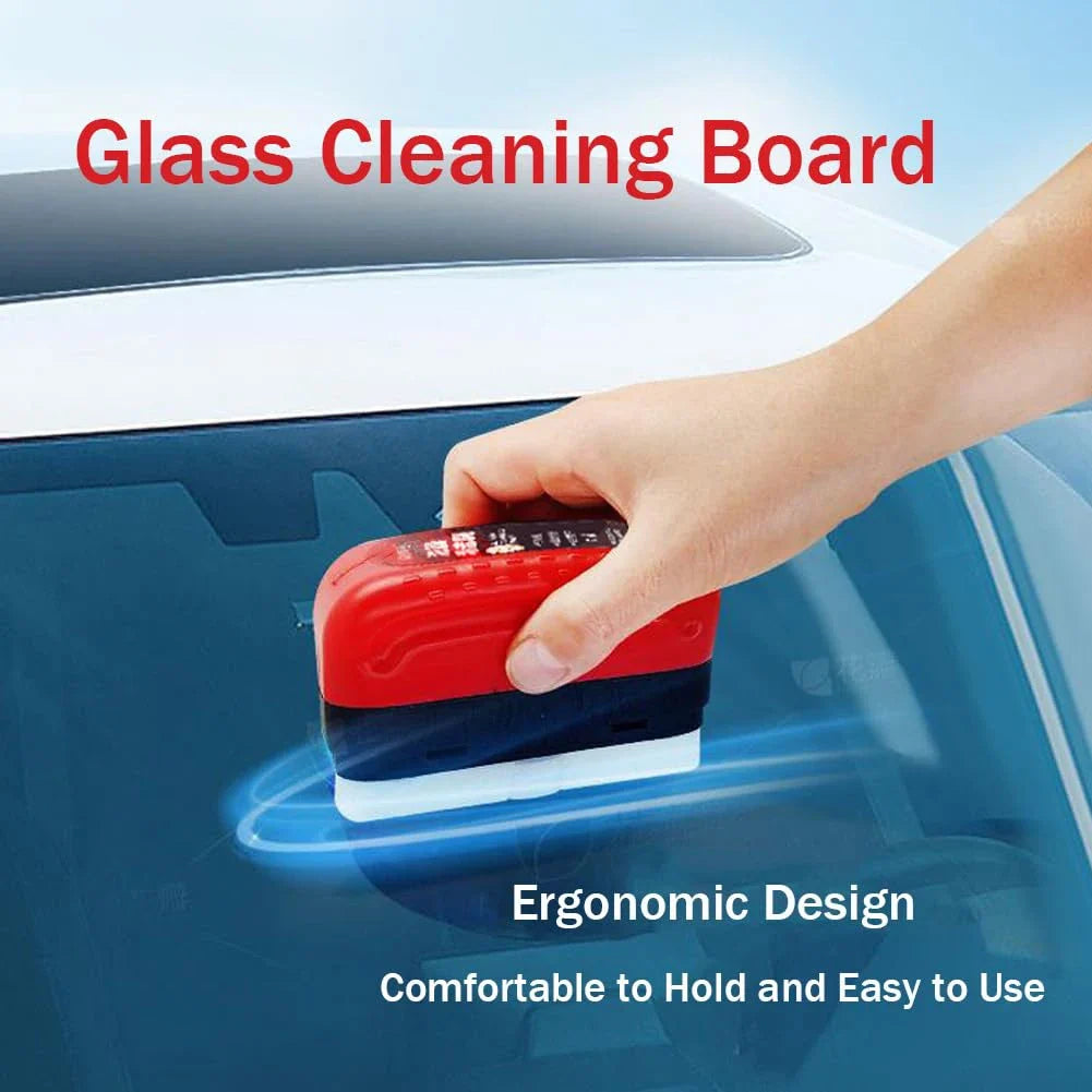 Car Glass Oil Film Remover Glass Cleaning Board Hydrophobic Glass Coating for Windshield Clear Window Auto Detailing Tool
