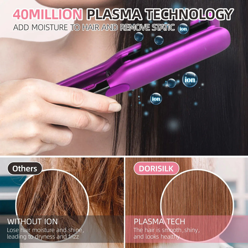 Hair Straightener 500F High Temperature Professional Ceramics Plates Irons PTC Fast Heating Treatment Original Hair Flat Iron