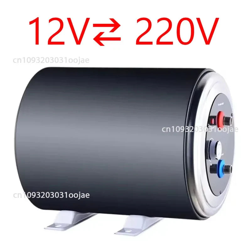 Electric Water Heater 10L 12V 220V 1500W Dual Voltage Hot Water Heaters With Display for Bathroom Shower RV Kitchen Heating