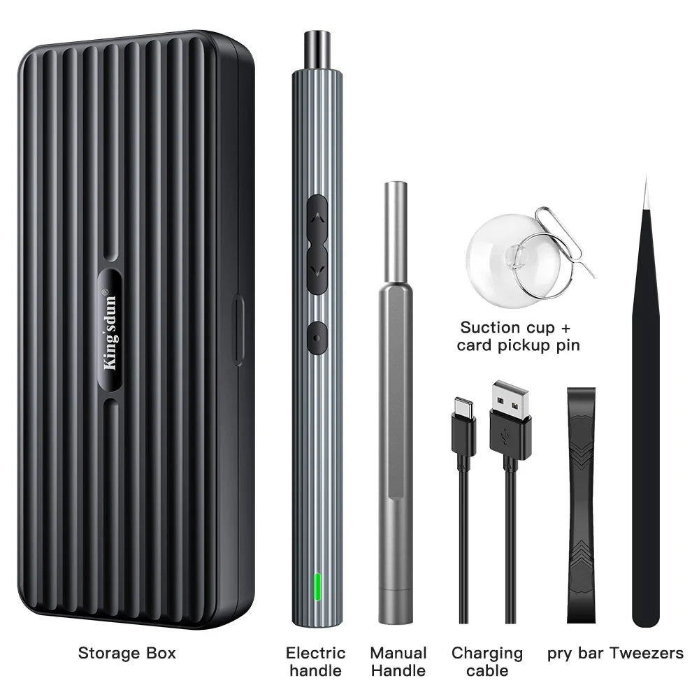 Electric Screwdriver Set 58 in 1 Precision Tools Rechargeable Mini Small Kit Wireless for Xiaomi Watch Mobile Cell Phone Repair