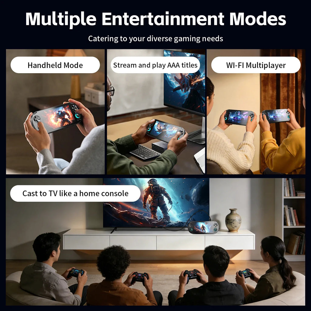 Anbernic RG VITA & RG VITA Pro 64 Bit Handheld Game Console Android Large-angle 3D Hall Joystick 5000 mAh Video Game Player