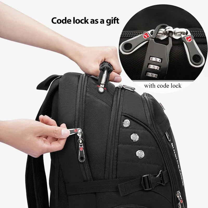 2026 Waterproof 17/20 Inch Laptop Backpack Men Airplane Travel Everyday Backpacks Women Oxford Rucksack Male School Bag Mochila