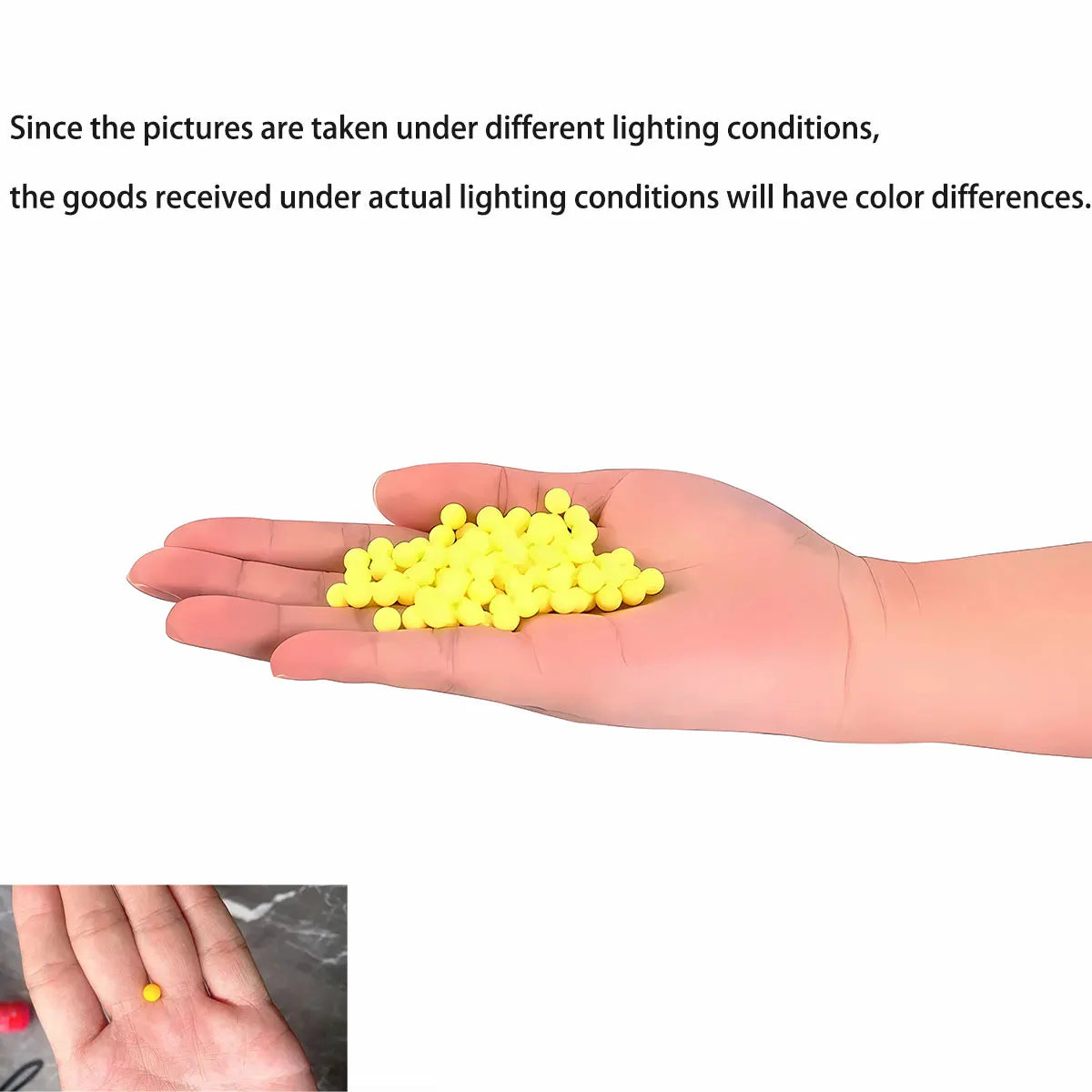 100/200/500/1000/2000 Rounds Hunting Shooting 6mm BB Strikeball Rifle Gun Plastic BB Balls Yellow Paintball Accessories