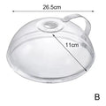 Microwave Splash Cover Heat Resistant Lid Transparent Food Guard Shield Steam Cover Food Heat Kitchen Microwave Accessories