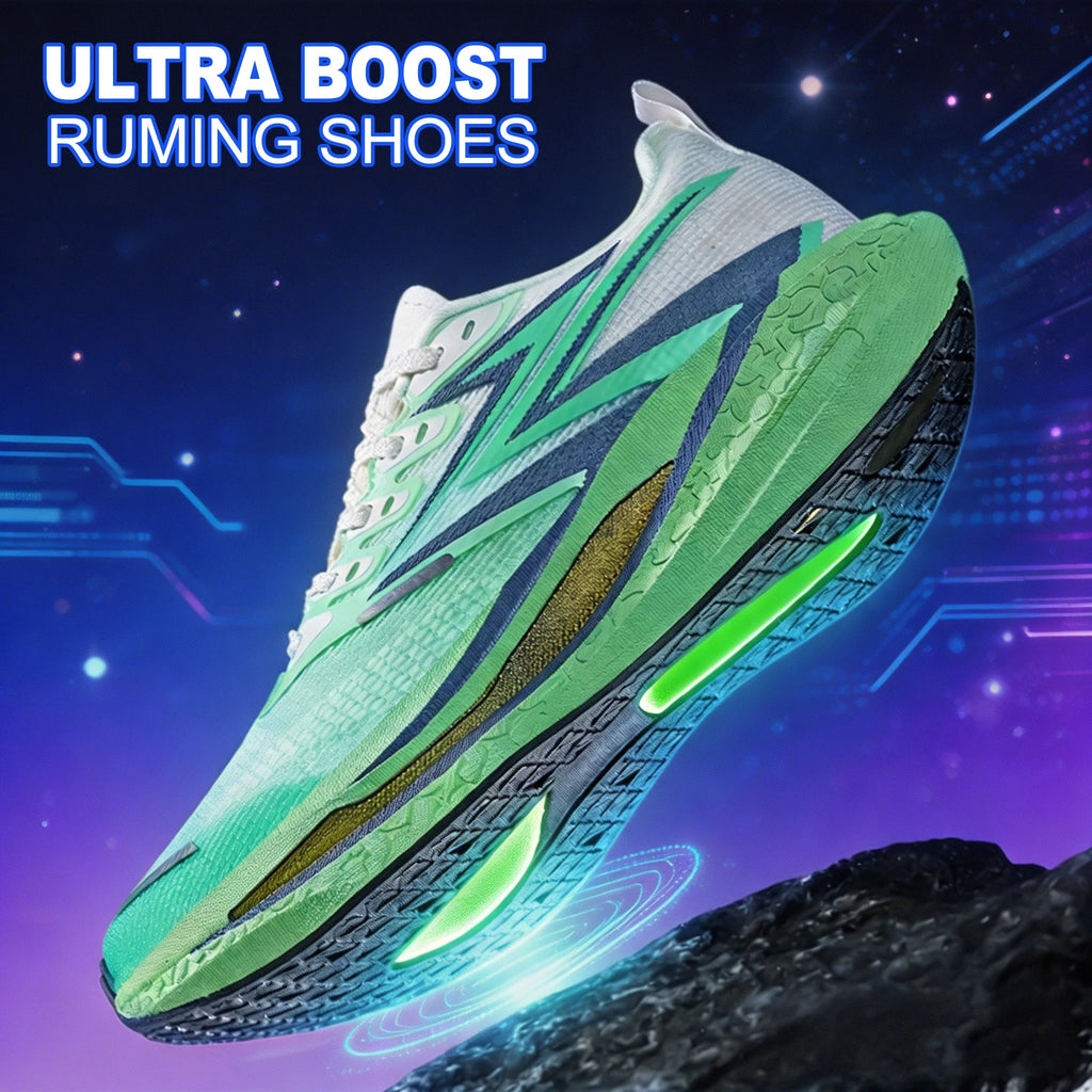 Men Running Shoes Carbon Board Marathon Speciality Sports Breathable Lightweight Women's Comfortable Athletic Sneakers