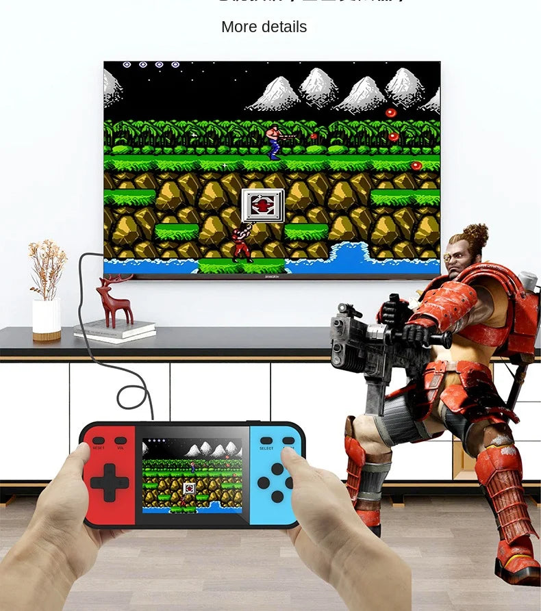 600 in 1 Portable Joystick Handheld Game Console for 780A Retro Station PVP PXP SUP for 600 Games Q8 Video Handheld Game Players