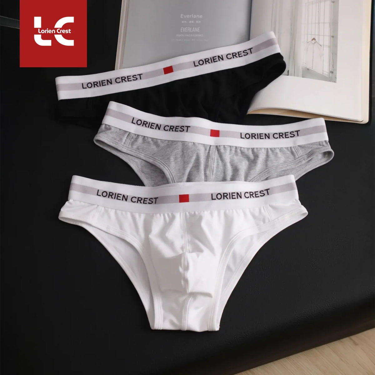 3Pcs Low Waist Men's Cotton Briefs, No‑Fly U‑Pouch Sports Underwear, Sexy Elastic Breathable Daily Underpants Male