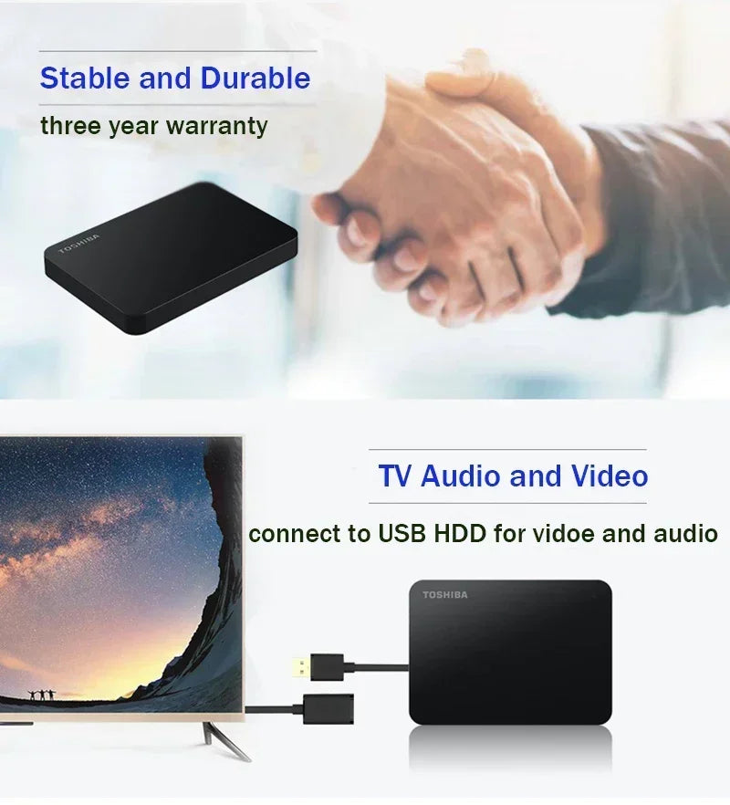OEM For Toshiba A3 500GB 2TB external Portablehard disk USB 3.2  Ultra High Speed External For Laptop Internal Storage MAC
