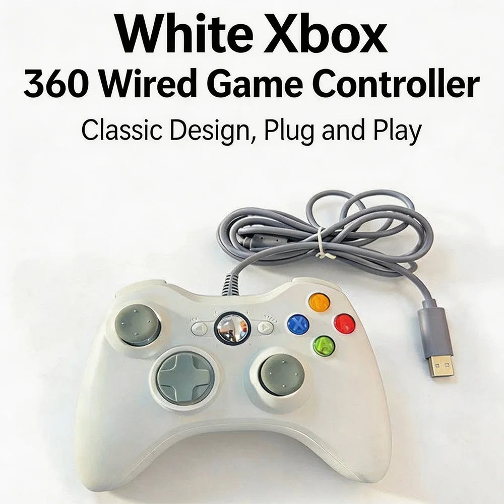 TECTINTER USB Wired Game Controller Xbox360 Console Joypad for Windows 7/8/10 PC Joystick Gamepad Mando Controle