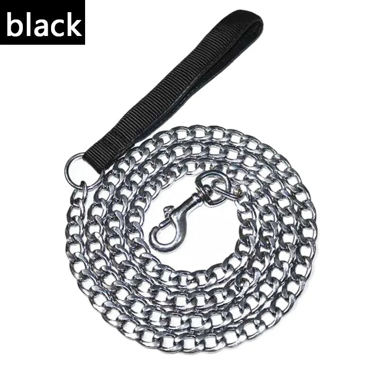 120cm Pet Dog Metal Wear Resistant Chain For Small Medium Dog Chain Leads Iron Chain Anti-Bite Metal Pet Dog Chain Supplies