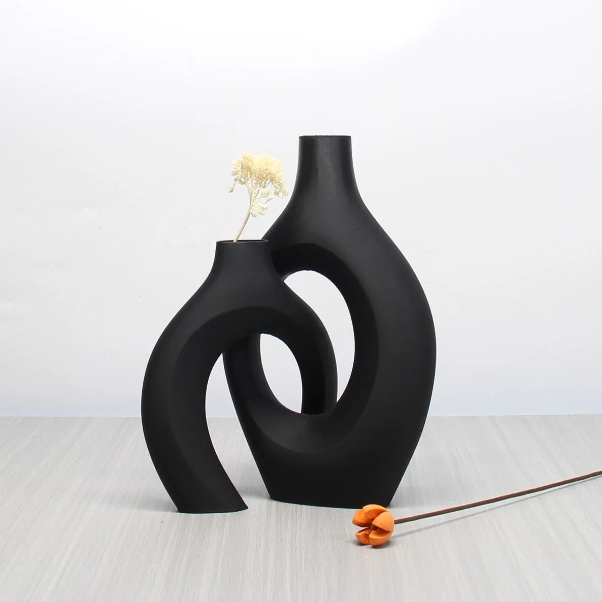 A Set of Bohemian Style Art Vases, Home Decoration Vases, Perfect Choice for Home and Office Decoration, Suitable for Living Room, Bedroom and Wedding Center Furnishings