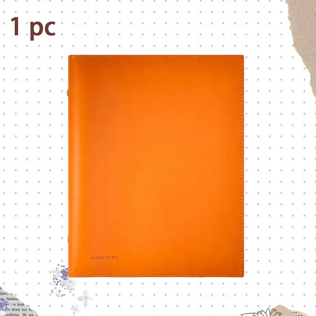 PU Leather Loose-Leaf Notebook A5 Size Waterproof Soft Leather Cover Diary Removable Pages Notebook for Office  School Supplies