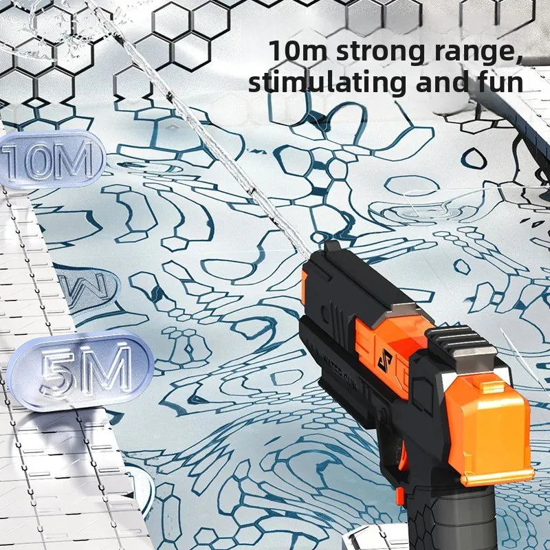 Manual Burst Water Gun High Pressure Non Electric Water Pistol for Kids Summer Outdoor Beach Pool Water Fight Toys Children Gift