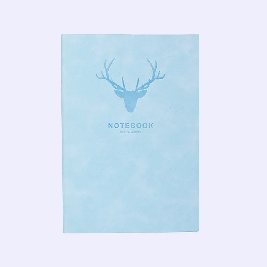Popular A5 size deer head notebook, business notebook, portable diary, office meeting sketchbook, 180 pages