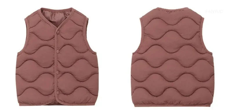 Kids Winter Vest – Warm Outdoor Padded Waistcoat