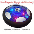 18cm Rechargeable Hover Soccer for Boys and Girls, Air Floating Soccer with LED Lights and Foam Bumpers