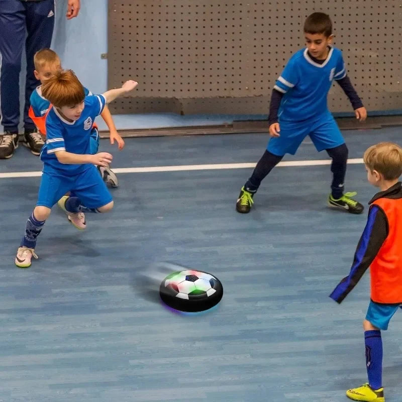 LED Hover Soccer Ball - Air Power Training Ball Playing Football Indoor Outdoor Game - Birthday Gifts for Kids - Soccer