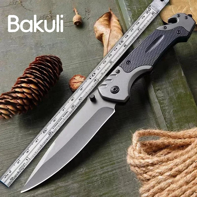 Outdoor Pocket Knife, Portable Knife, Multifunctional Folding Knife , High-Hardness Folding Knife, Camping Gear