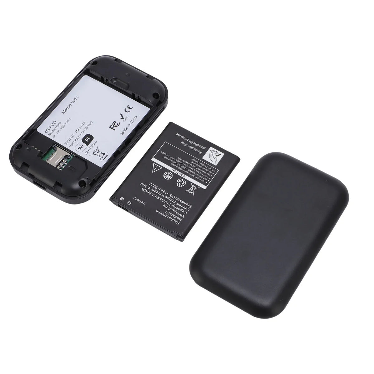 4G 5G WiFi Hotspot Supports 10 Connected Devices LTE Mobile Router for Travel 300Mbps High Speed SIM Card Slot Color LED Display