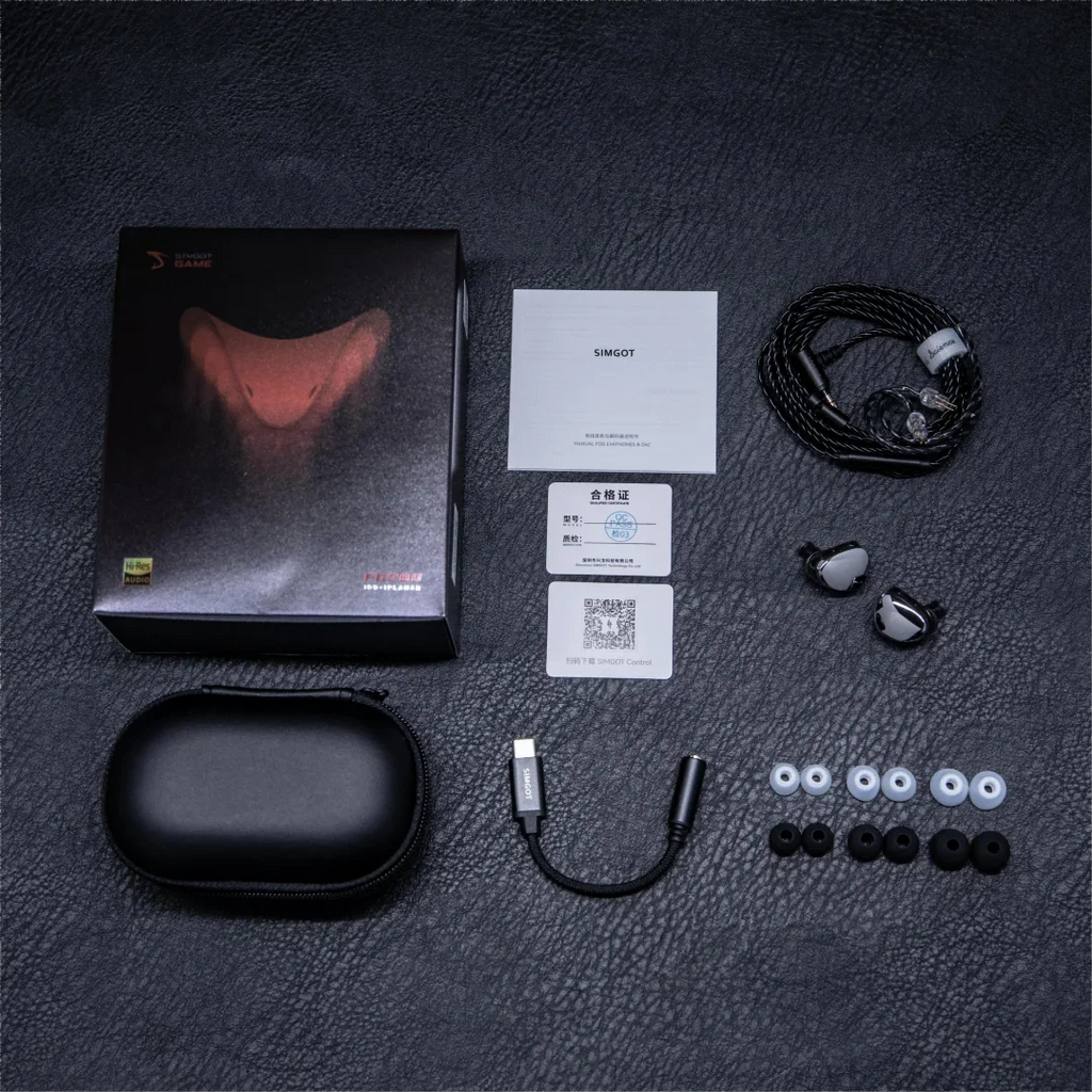 SIMGOT EG280 In Ear Monitor 1DD+1 Planar HiFi IEM Wired Gaming Earphone with Detachable 2Pin OFC Cable Optimized for HiFi&Gaming